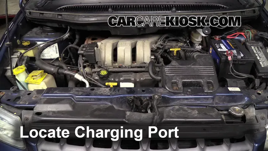 2000 Plymouth Voyager 3.3L V6 Air Conditioner Recharge Freon